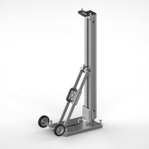 Drill stand with 90° position lock